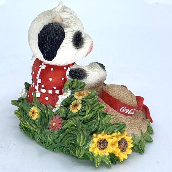 Mary's Moo Moos Coca-Cola “I Cudn't Be Happier” Enesco Cow Figurine 826979 Vtg - Picture 5 of 12